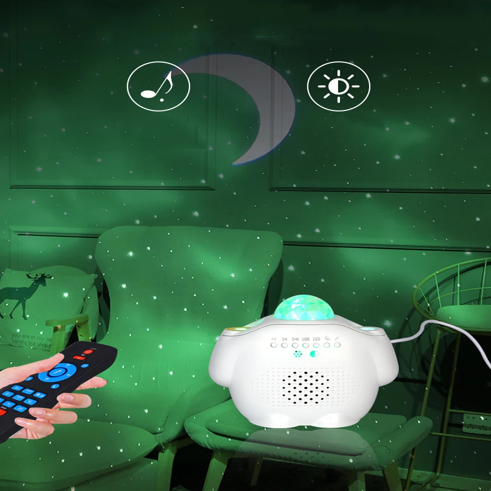 Galaxy Projector LED Night Light Star Sky Aurora Atmosphere Desk Lamps With Bluetooth Music Remote For Bedroom Kids Party Gift
Galaxy Projector LED Night Light Star Sky Aurora Atmosphere Desk Lamps With Bluetooth Music Remote For Bedroom Kids Party Gift