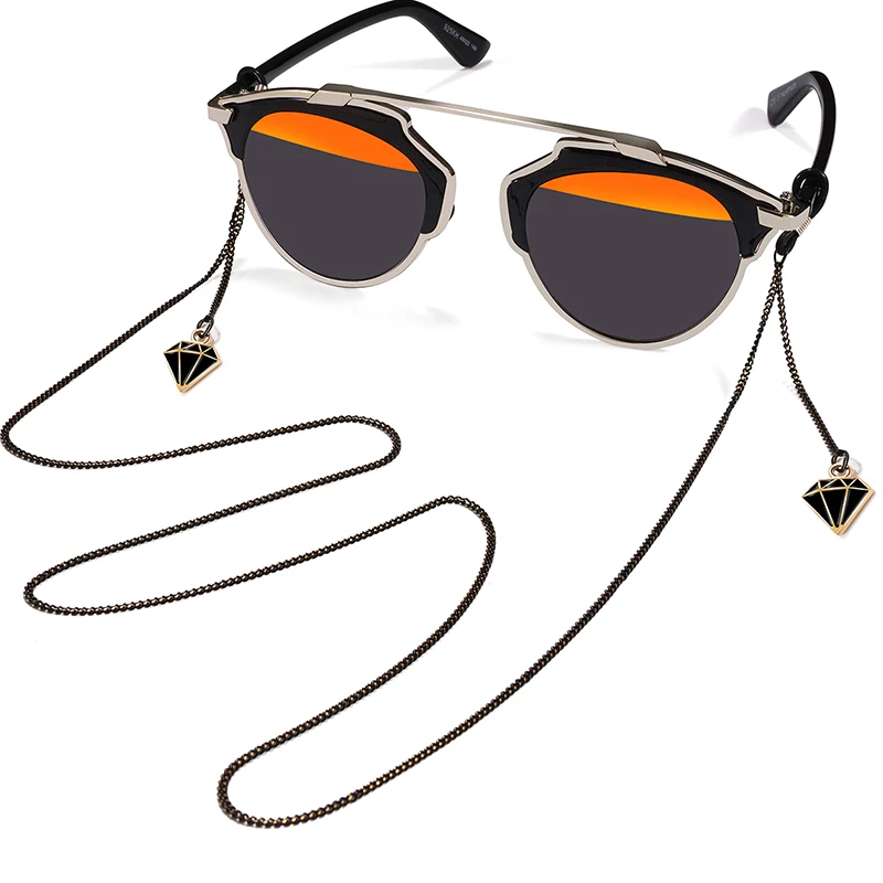 75cm Sunglasses Chains for Women with Pendant Cross Rose Key Black Gold Glasses Chains Anti-drop EyeGlasses Jewelry
75cm Sunglasses Chains for Women with Pendant Cross Rose Key Black Gold Glasses Chains Anti-drop EyeGlasses Jewelry
