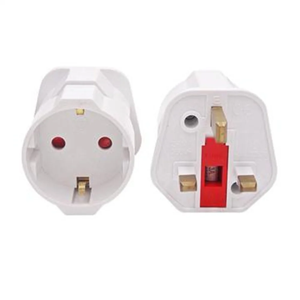 EU Plug Adapter 2 Pin EU To UK 3 Pin Power Adapter Universal Travel Converter European Electrical Plug Converter Power Socket
EU Plug Adapter 2 Pin EU To UK 3 Pin Power Adapter Universal Travel Converter European Electrical Plug Converter Power Socket