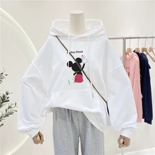 Disney Women Hoodies Korean Kawaii Cartoon Mickey Print Female Sweatshirts O Neck Long Sleeve Thick Autumn Winter Outwear Top
Disney Women Hoodies Korean Kawaii Cartoon Mickey Print Female Sweatshirts O Neck Long Sleeve Thick Autumn Winter Outwear Top