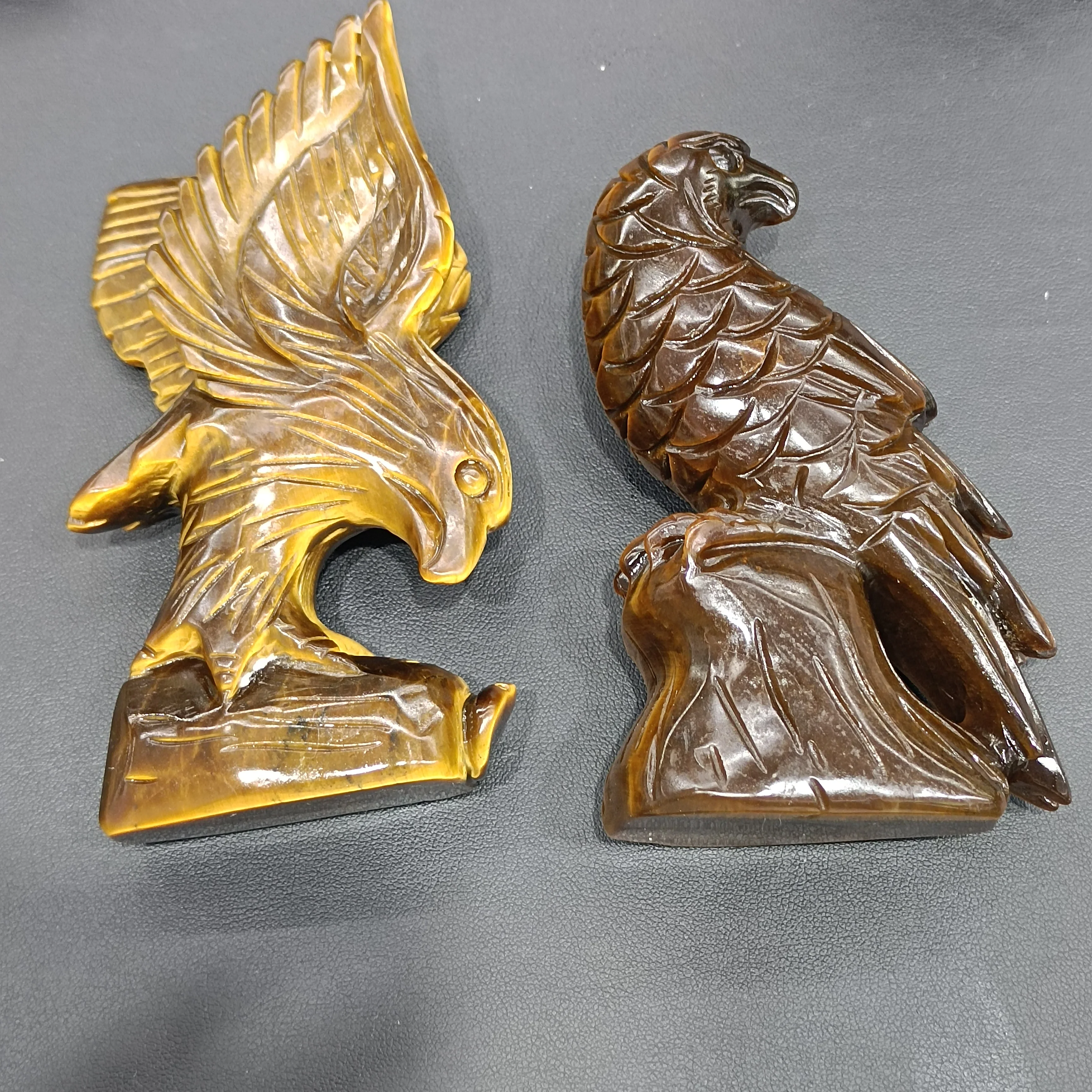 1pc Natural Tiger Eye Crystal Carving Eagle Statue Figurine Healing Reiki Animal Craft Decor Gifts
1pc Natural Tiger Eye Crystal Carving Eagle Statue Figurine Healing Reiki Animal Craft Decor Gifts