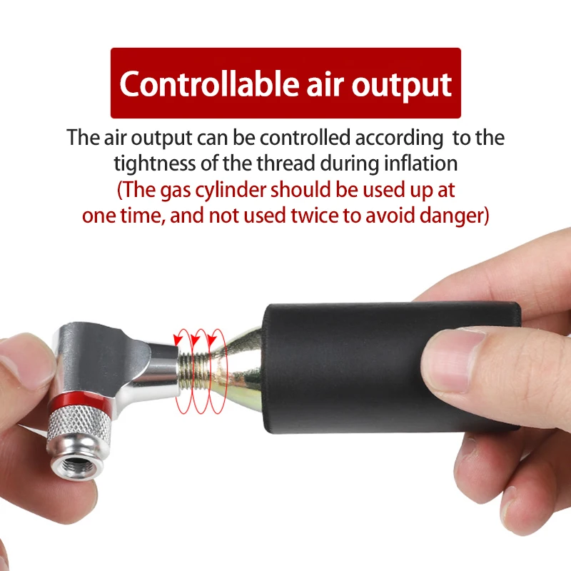 Carbon Dioxide CO2 Mini Pump French And American Mouth Inflatable Portable Cycling Mountain Bike Accessories
Carbon Dioxide CO2 Mini Pump French And American Mouth Inflatable Portable Cycling Mountain Bike Accessories