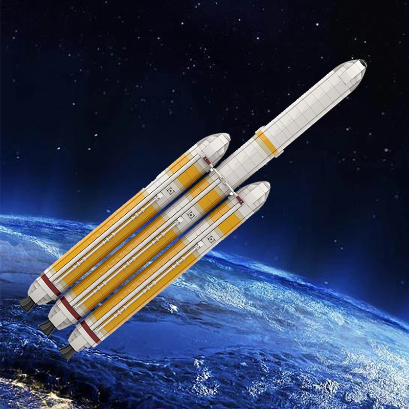 MOC Mars Exploration Saturn V Scale Rocket Delta IV Heavy With Parker Solar Prob Building Blocks Kit Space Vehicle Children Toys
MOC Mars Exploration Saturn V Scale Rocket Delta IV Heavy With Parker Solar Prob Building Blocks Kit Space Vehicle Children Toys