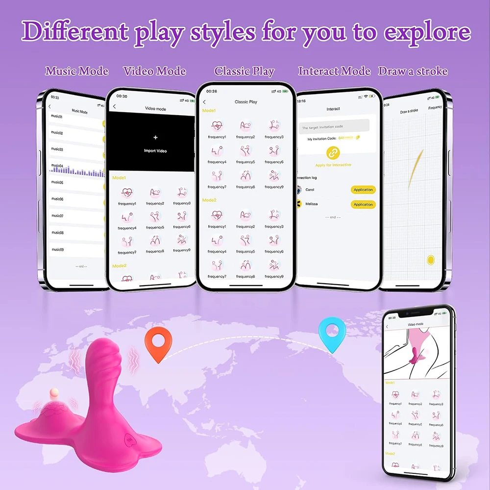 Vibromasseur anti-clitoris portable pour femme, stimulateur de clitoris, massage féminin, culotte magnétique, jouets sexuels pour adultes 2