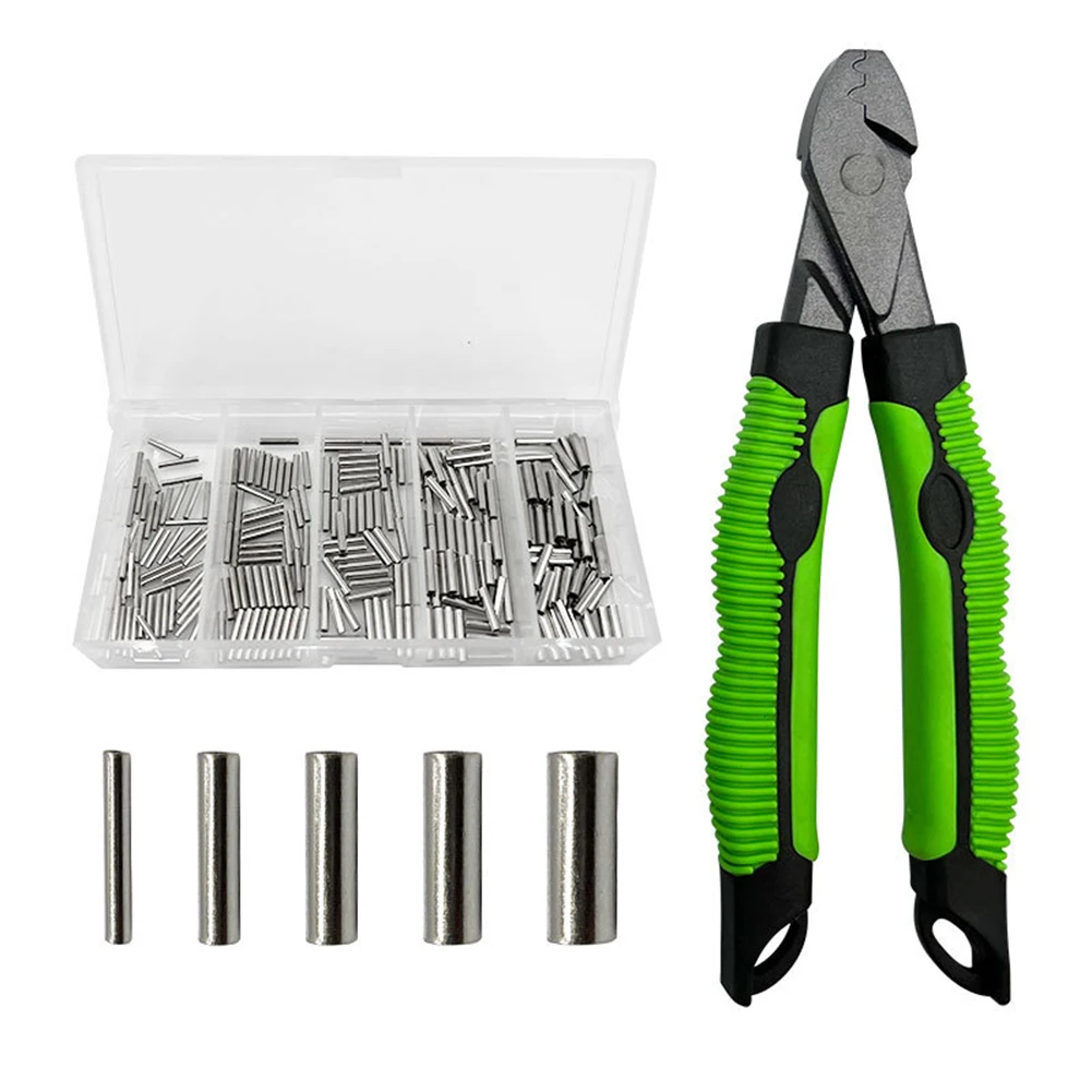 250pcs Copper Pipe For Fishing Tackle With Crimping Pliers Fishing Crimping Copper Pipe For Fishing Tackle Line Holder Sleeve
250pcs Copper Pipe For Fishing Tackle With Crimping Pliers Fishing Crimping Copper Pipe For Fishing Tackle Line Holder Sleeve