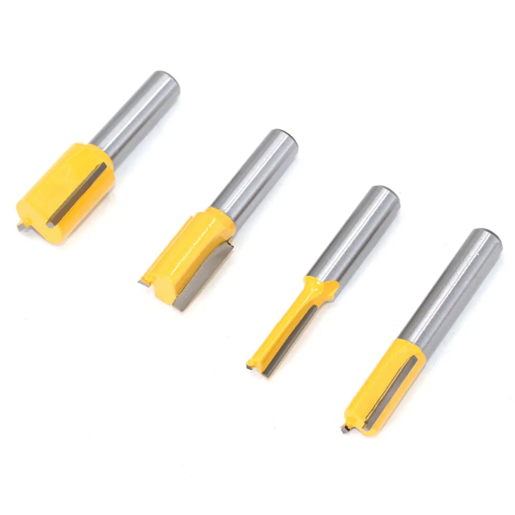 Industrial Quality Router Bits 4pcs 8mm Shank Bottom Wood Cleaning Bits for Clean Milling Splinter Free Results
Industrial Quality Router Bits 4pcs 8mm Shank Bottom Wood Cleaning Bits for Clean Milling Splinter Free Results