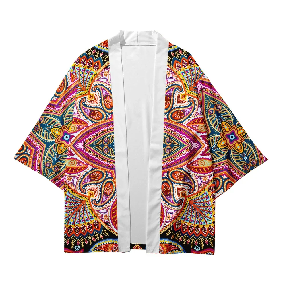 

Кимоно мужское летнее в традиционном японском стиле, модный тонкий пиджак свободного покроя, кардиган, Пляжная рубашка, банные халаты