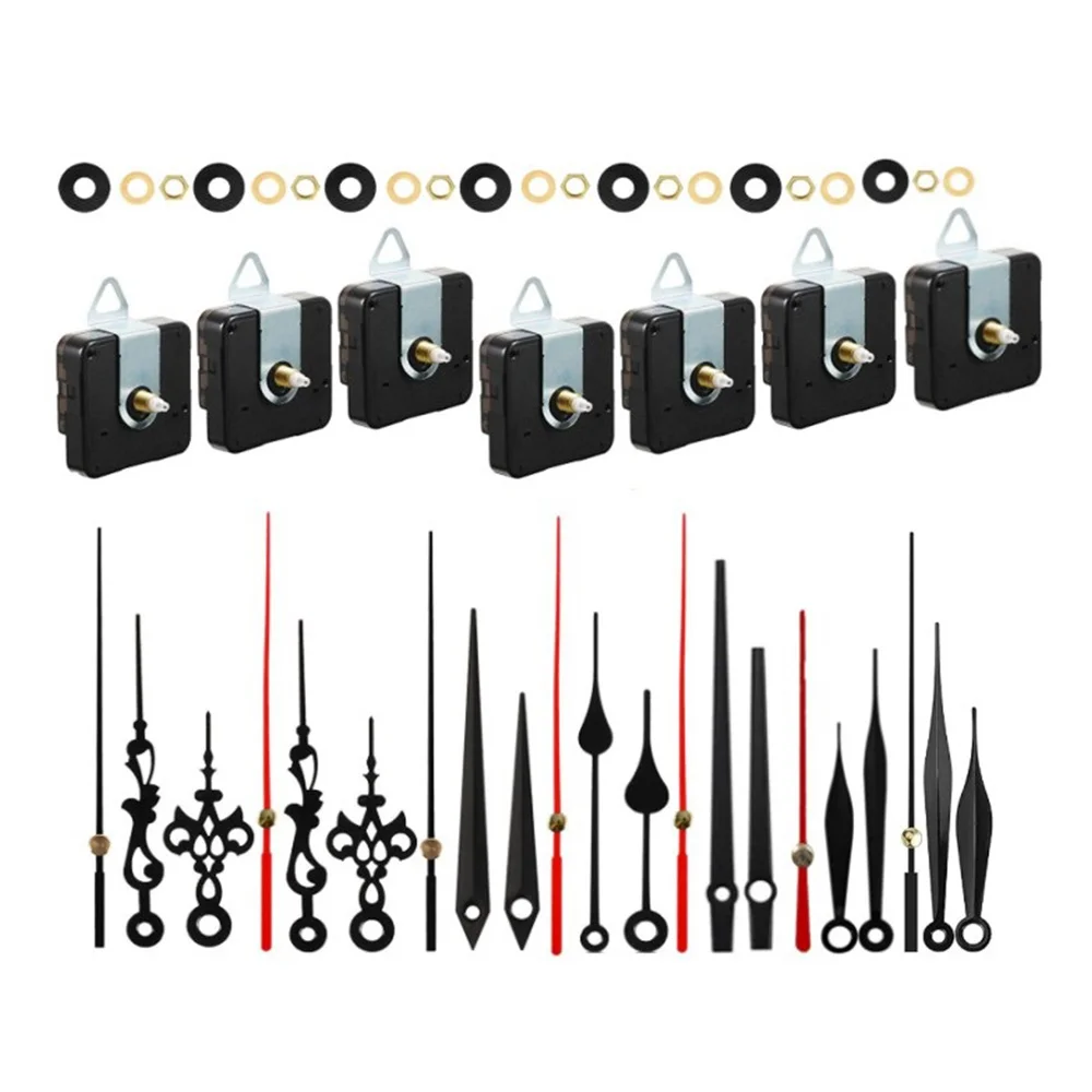7 Sets Quartz Clock Movement Mechanism Silent Short Shaft Clock Mechanisms with Hands Wall Clock Mechanism Parts
7 Sets Quartz Clock Movement Mechanism Silent Short Shaft Clock Mechanisms with Hands Wall Clock Mechanism Parts