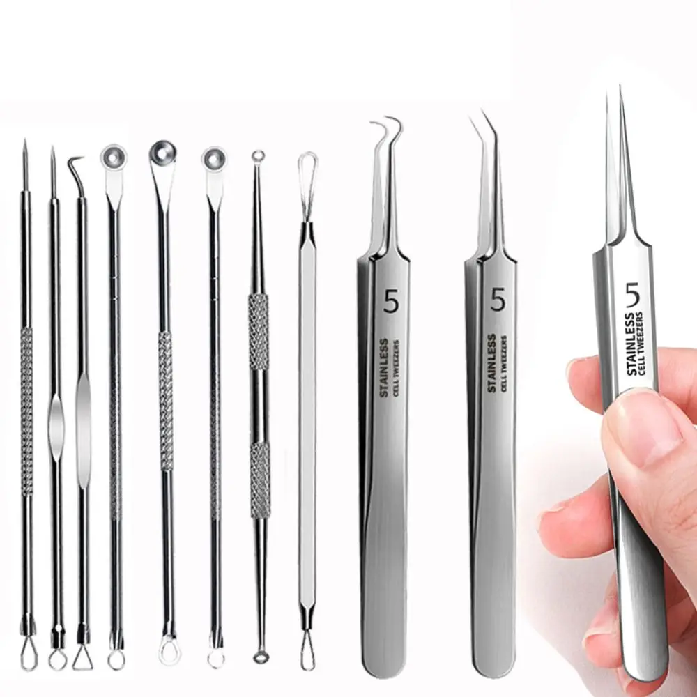 8pcs/set Skin Tool Facial Care Scraping & Closing Beauty Salon Pimple Remover Cell Clip Acne Needle Blackhead Tweezers
8pcs/set Skin Tool Facial Care Scraping & Closing Beauty Salon Pimple Remover Cell Clip Acne Needle Blackhead Tweezers