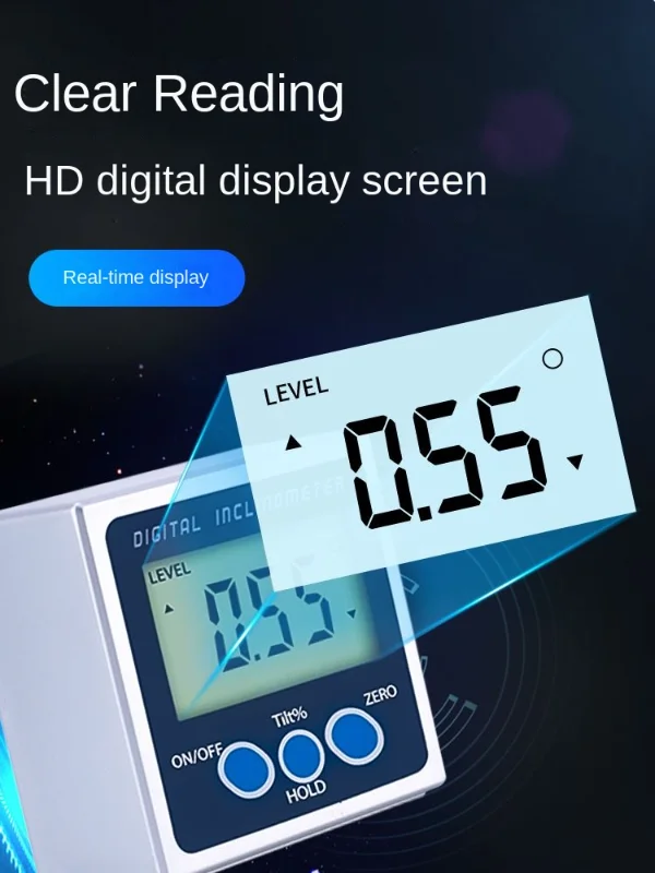 High precision digital display dipmeter electronic Angle ruler with magnetic Angle instrument Angle gauge level dipbox
High precision digital display dipmeter electronic Angle ruler with magnetic Angle instrument Angle gauge level dipbox