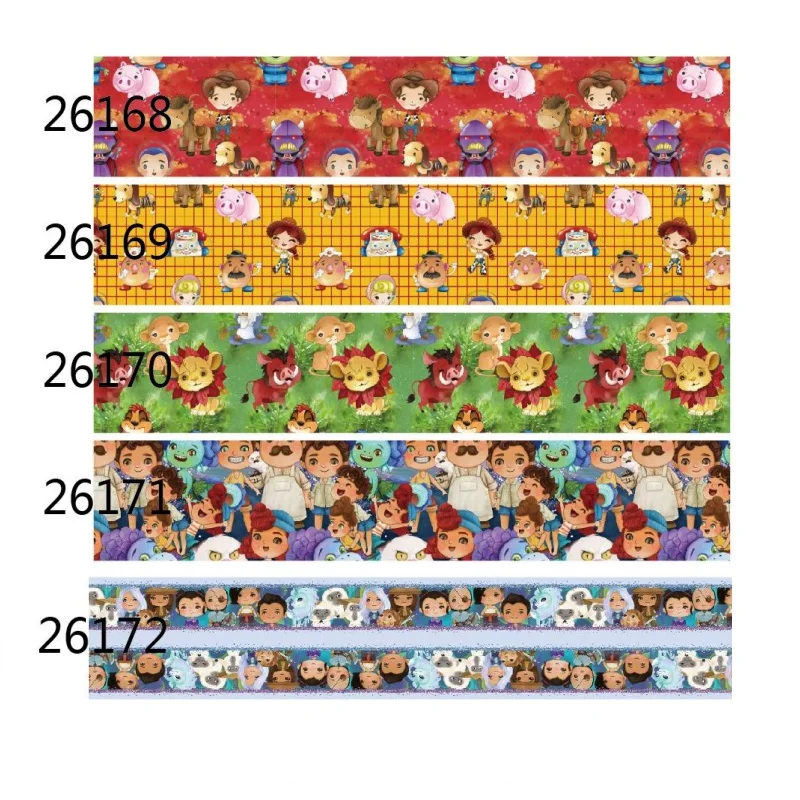 10yards Disney Toy Story the Lion King Cartoon Grosgrain Ribbon 38mm for Making bows Sewing Accessories Craft Materials DIY
10yards Disney Toy Story the Lion King Cartoon Grosgrain Ribbon 38mm for Making bows Sewing Accessories Craft Materials DIY