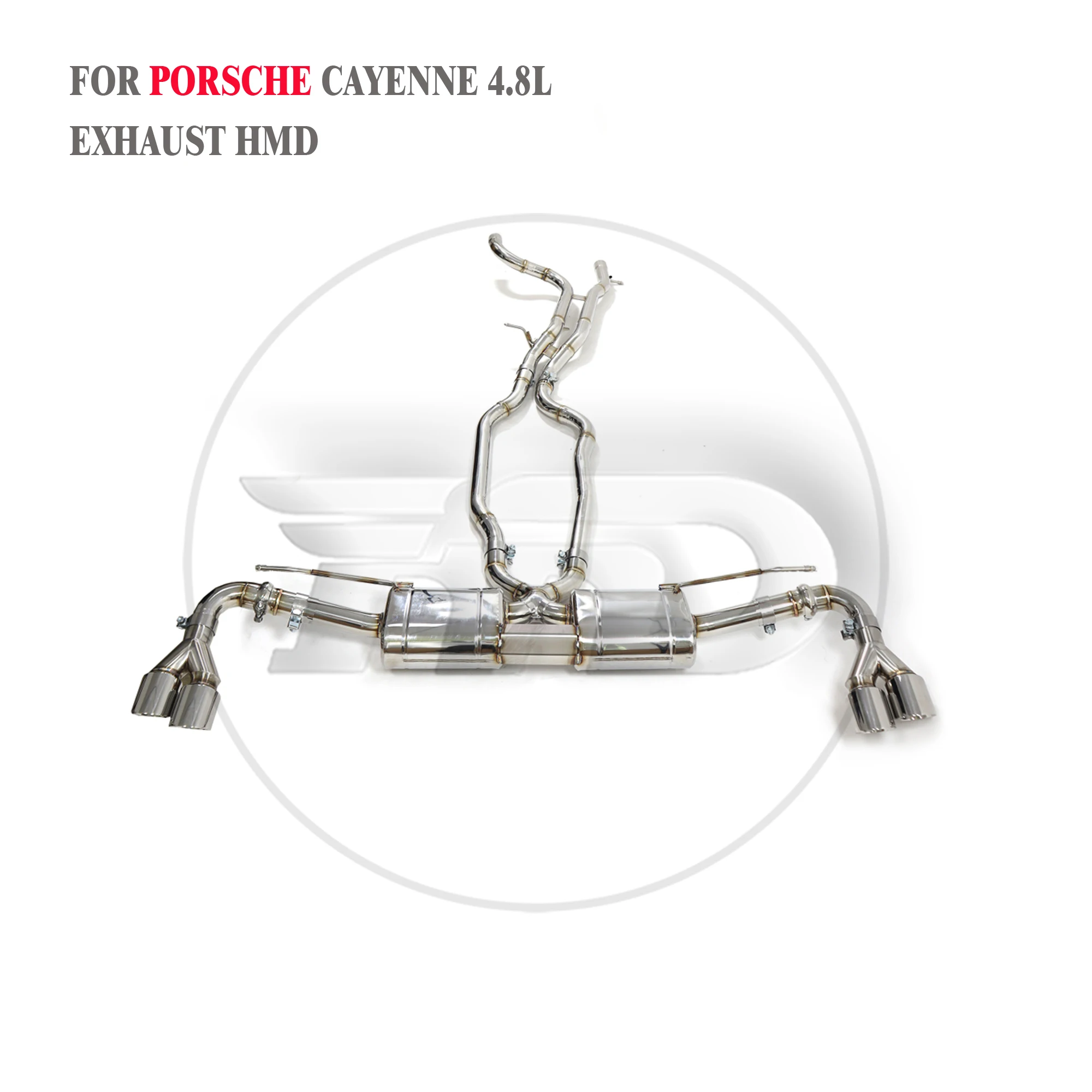 HMD Stainless Steel Exhaust System Performance Catback For Porsche Cayenne S GTS 958.1 4.8L Muffler Without Valve Version
HMD Stainless Steel Exhaust System Performance Catback For Porsche Cayenne S GTS 958.1 4.8L Muffler Without Valve Version