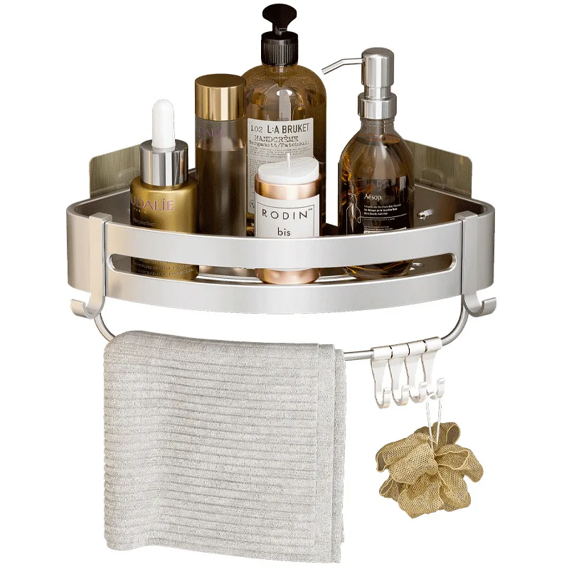 Bathroom Corner Shelving Borehole-Free Wall-Mounted Aluminum Shampoo Body Wash Cosmetics Bathroom Shelving Bathroom Accessories
Bathroom Corner Shelving Borehole-Free Wall-Mounted Aluminum Shampoo Body Wash Cosmetics Bathroom Shelving Bathroom Accessories