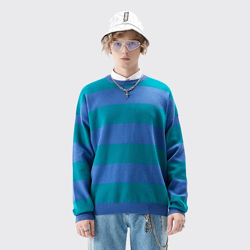 Korean Brand High Quality Stripeds Jacquard Pullover Male Designer Minimalist Gray Sweaters Men Oversize Vintage Knitted Top
Korean Brand High Quality Stripeds Jacquard Pullover Male Designer Minimalist Gray Sweaters Men Oversize Vintage Knitted Top