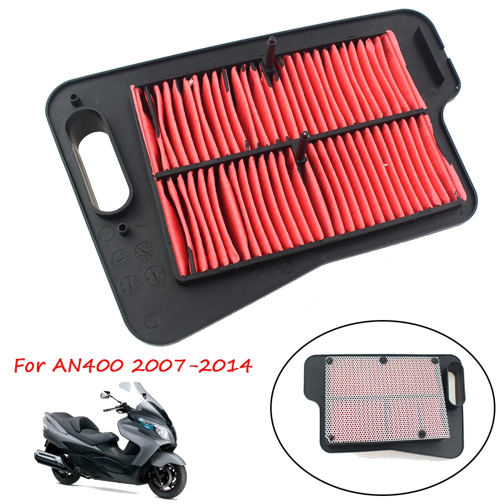 Motorcycle Air Intake Filter Cleaner Motorbike Scooter Air Filter Element For Suzuki Burgman Skywave 400 AN400 2007-2014
Motorcycle Air Intake Filter Cleaner Motorbike Scooter Air Filter Element For Suzuki Burgman Skywave 400 AN400 2007-2014