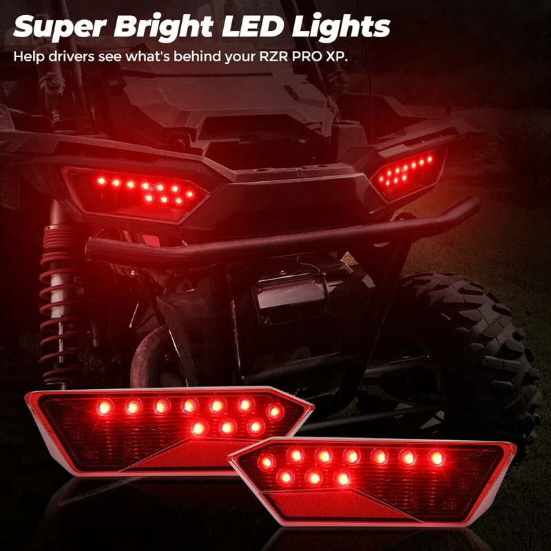 Задний фонарь для пассажирского водителя, лампа тормоза для Polaris RZR Turbo 1000 XP 900 S 2014-2019
Задний фонарь для пассажирского водителя, лампа тормоза для Polaris RZR Turbo 1000 XP 900 S 2014-2019