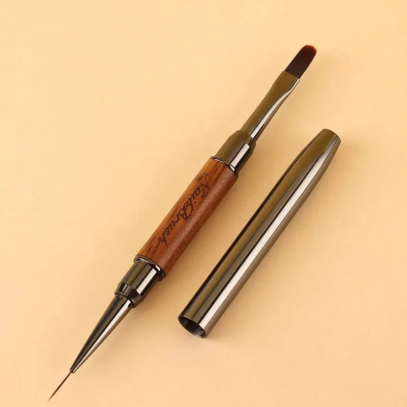Double-end Nail Pen Brush Glue Phototherapy Pen UV Gel Liner Brush Dual End Acrylic Nail Art Painting Manicure Brushes Tool 31 S0de37485ac894080ae2587841f6e9cbc7