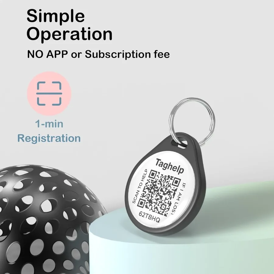 QR Code Pet ID Tag for Dogs & Cats – Personalized Anti-Lost Collar Tag QR Code Pet ID Tag for Dogs & Cats – Personalized Anti-Lost Collar Tag