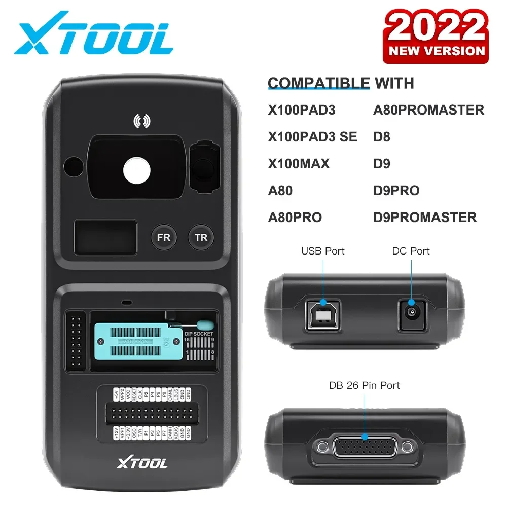 XTOOL KC501 Professional OBD2 Chip and Key Programmer ECU Reader Works For Benz Infrared Key Works With X100 PAD3/A80
XTOOL KC501 Professional OBD2 Chip and Key Programmer ECU Reader Works For Benz Infrared Key Works With X100 PAD3/A80