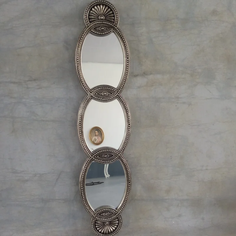 European style bathroom mirror entrance mirror living room mirror retro silver decorative mirror wall hanging mirror
European style bathroom mirror entrance mirror living room mirror retro silver decorative mirror wall hanging mirror