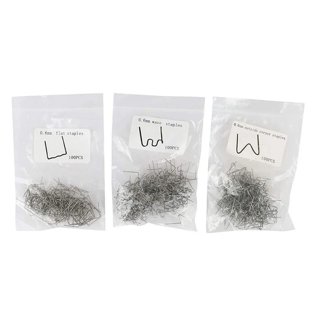 300PCS Hot Staples Stainless Steel Welding Machine Welding Studs 0.6mm / 0.8mm Auto Bumper Durable High Quality
300PCS Hot Staples Stainless Steel Welding Machine Welding Studs 0.6mm / 0.8mm Auto Bumper Durable High Quality