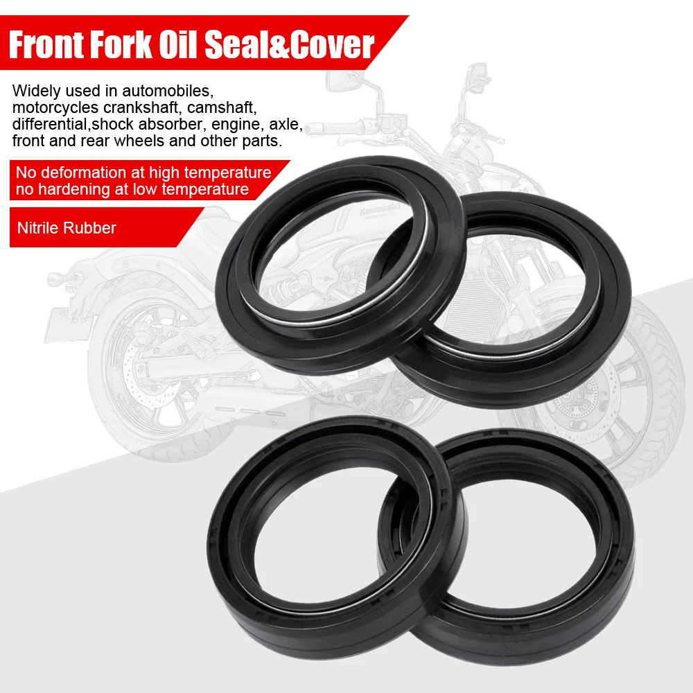 

37x50x11 37 50 37*50 Motorcycle Shock Front Fork Damper Oil Seal and Dust Cover Lip For HONDA VT500FT Ascot VT 500 VT500 VT500F