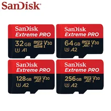 Sandisk Extreme PRO Card 64GB 128GB 256GB A2 Class 10 UHS-I U3 Max Speed Reading 170MB/s V30 32GB A1 Micro SD Card Memory Card Sandisk Extreme PRO Card 64GB 128GB 256GB A2 Class 10 UHS-I U3 Max Speed Reading 170MB/s V30 32GB A1 Micro SD Card Memory Card