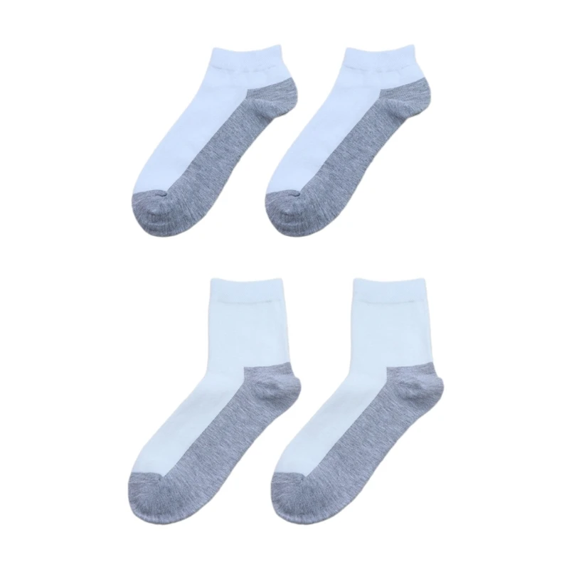 

Mens Casual Cotton Ankle Socks Breathable Stretchy Middle Tube Socks for Running Drop Shipping