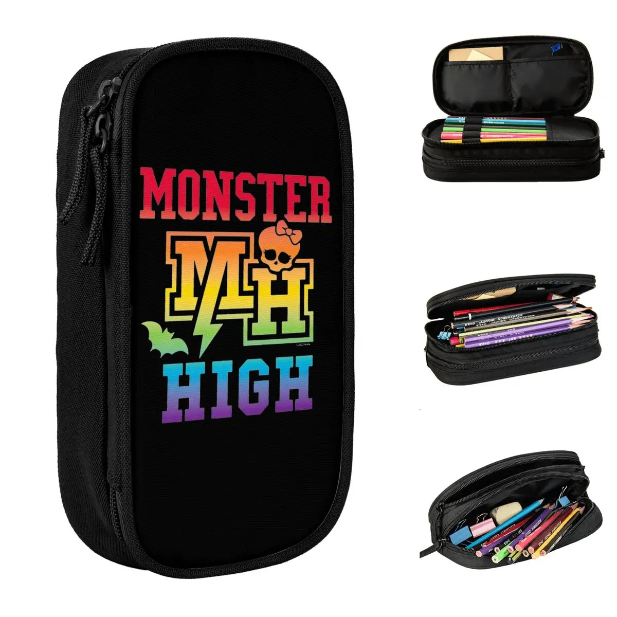 Аксессуары Monster Hogh Pride, коробка для ручек, большая емкость, Детская сумка для карандашей
Аксессуары Monster Hogh Pride, коробка для ручек, большая емкость, Детская сумка для карандашей