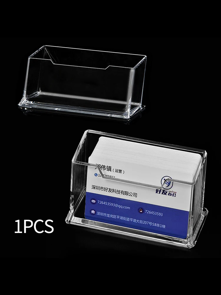 10.4*3.5*4.5cm Business Card Case Desktop Storage Box 1/10pcs Acrylic Business Card Holder Business Card Storage Box
10.4*3.5*4.5cm Business Card Case Desktop Storage Box 1/10pcs Acrylic Business Card Holder Business Card Storage Box