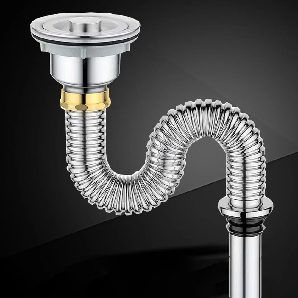 Stainless Steel Drain Sink Sink Drain Pipe Copper Cap Drain Pipe Complete Set Bathroom Water Drain Hardware
Stainless Steel Drain Sink Sink Drain Pipe Copper Cap Drain Pipe Complete Set Bathroom Water Drain Hardware