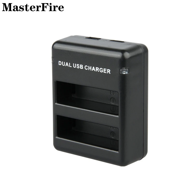 

Wholesale Dual USB Battery Charger for GoPro AHDBT-401 Hero 4 Hero4 Black Silver HD 4K Batteries Action Camera Accessories
