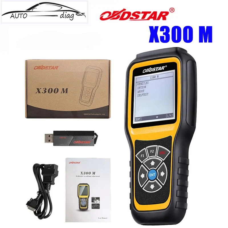 

OBDSTAR X300M Special For Cluster Calibration Adjust-ment Tool and OBDII Support for Mercedes- Benz & MQB VAG Reset Mi-leage