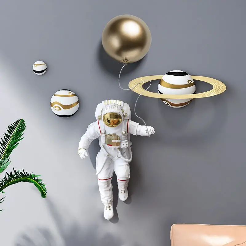 Nordic Creative Astronaut Resin Wall Hanger Home Livingroom Wall Decoration Children's Room Bedroom Bedhead Astronaut Wall Craft
Nordic Creative Astronaut Resin Wall Hanger Home Livingroom Wall Decoration Children's Room Bedroom Bedhead Astronaut Wall Craft