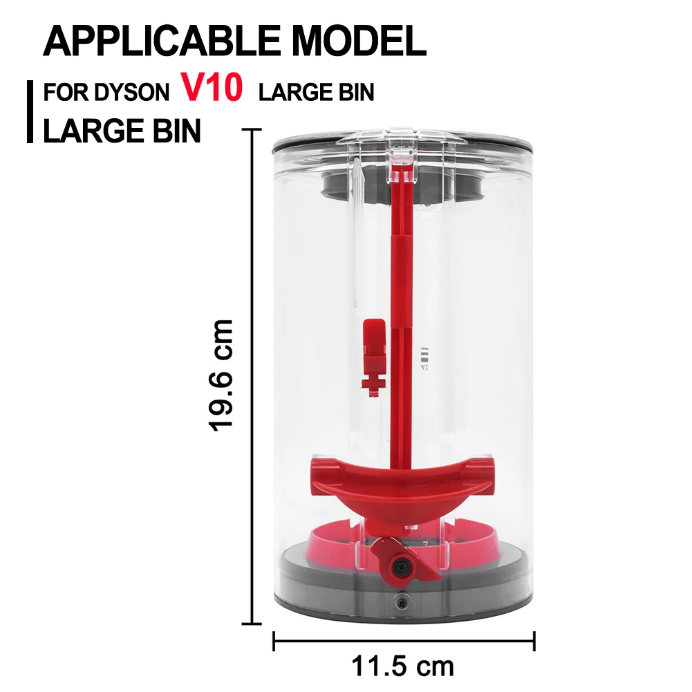 Dust Bucket For Dyson V10 SV12 Vacuum Cleaner Canister, Large Dust Bin 969509-01 Household Cleaning Tools
Dust Bucket For Dyson V10 SV12 Vacuum Cleaner Canister, Large Dust Bin 969509-01 Household Cleaning Tools