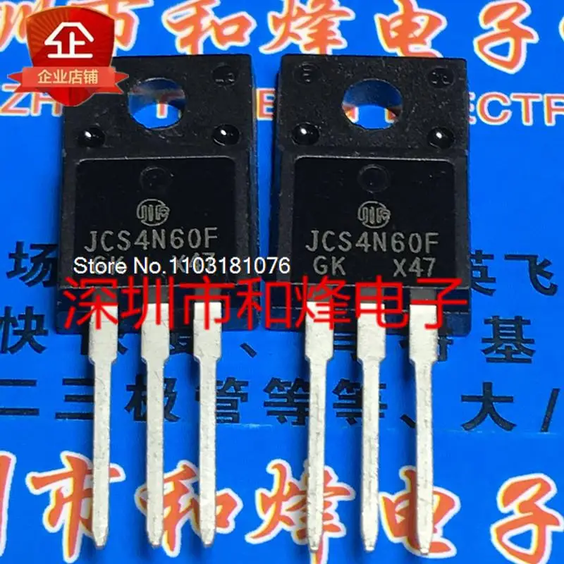 

(5PCS/LOT) JCS4N60F TO-220F MOS 600V 4A New Original Stock Power chip