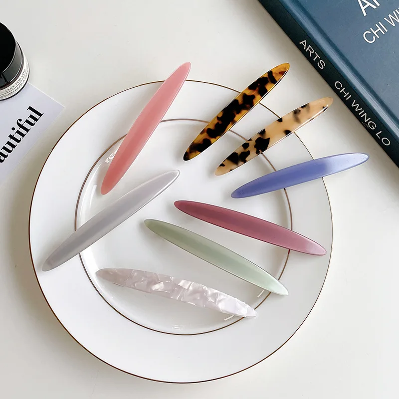 1pcs Retro Simple Willow Leaf Spring Clip Barrette Hairpins for Women Girls Acetic Acid Hair Clip Hair Accessories
1pcs Retro Simple Willow Leaf Spring Clip Barrette Hairpins for Women Girls Acetic Acid Hair Clip Hair Accessories