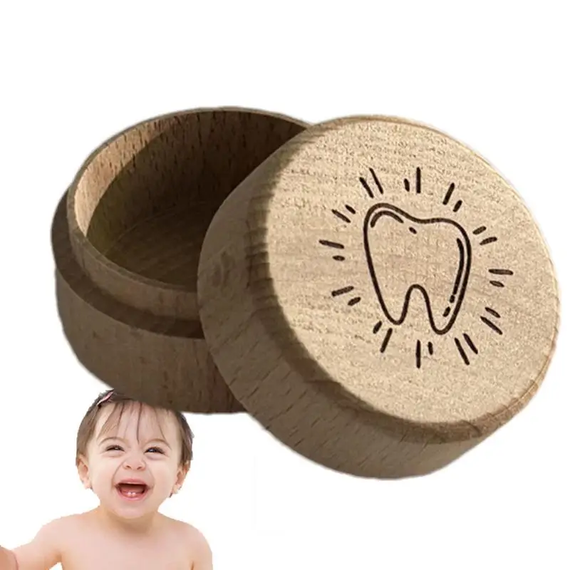 

Tooth Saver Box Wooden Fairy Tooth Holder Box For Kids Tooth Holder Memory Box Tooth Container For Lost Teeth Dropped Tooth Case