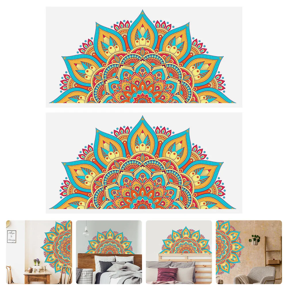 2 Pcs Mandala Wall Sticker Decorative Boho Decals Self-adhesive Stickers Home Bohemia Delicate Window
2 Pcs Mandala Wall Sticker Decorative Boho Decals Self-adhesive Stickers Home Bohemia Delicate Window