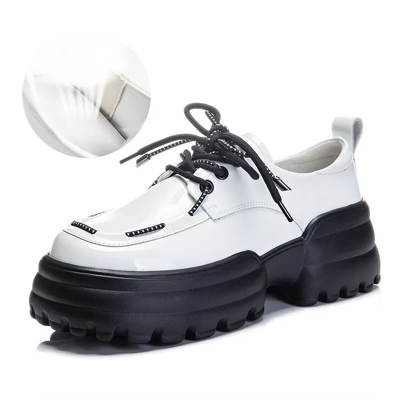 ENMAYLA Women 2023 Spring New Women Thick-soled Height-increasing Small Leather Shoes Casual Shoes Thick Heel Single-layer Shoes
ENMAYLA Women 2023 Spring New Women Thick-soled Height-increasing Small Leather Shoes Casual Shoes Thick Heel Single-layer Shoes