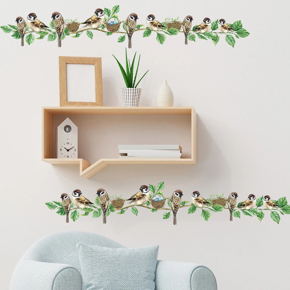 Bird Vine Kids Bedroom Living Room Wall Stickers Decal Mural Home Office Decoration DIY Material With Transfer Belt
Bird Vine Kids Bedroom Living Room Wall Stickers Decal Mural Home Office Decoration DIY Material With Transfer Belt