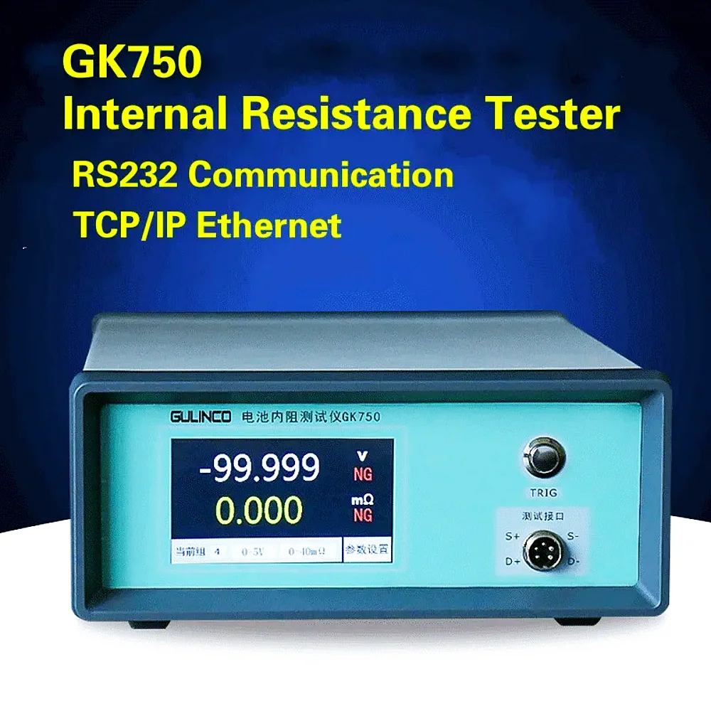 Тестер внутреннего сопротивления батареи GK750 er RS232 Высокоточный тест сопротивления Ethernet батарея Сортировка сенсорный экран
Тестер внутреннего сопротивления батареи GK750 er RS232 Высокоточный тест сопротивления Ethernet батарея Сортировка сенсорный экран