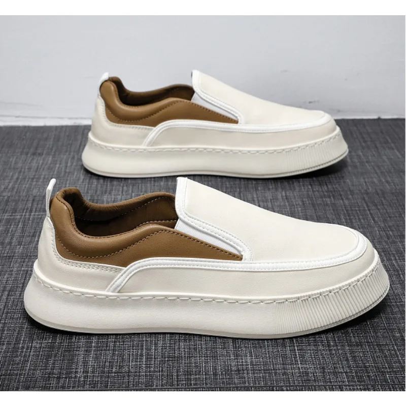 Autumn Classics Men Leather Casual Shoes Fashion Platform Non-slip Board Shoes Male Loafers Light Comfortable Walking Sneakers
Autumn Classics Men Leather Casual Shoes Fashion Platform Non-slip Board Shoes Male Loafers Light Comfortable Walking Sneakers