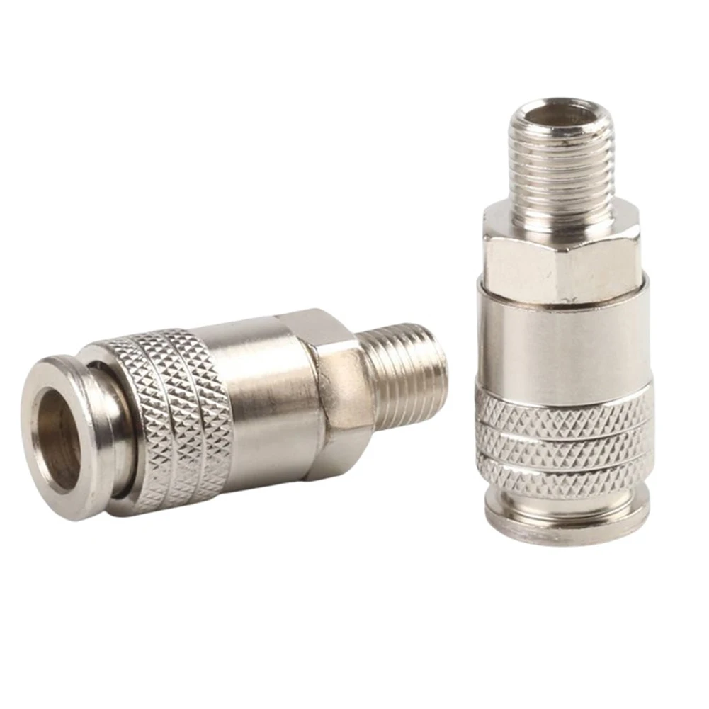 2PCS G1/4 Male Thread Pneumatic Fitting Silvery Metal EU Standard Quick Connector For Air Compressor Replacement Accessories
2PCS G1/4 Male Thread Pneumatic Fitting Silvery Metal EU Standard Quick Connector For Air Compressor Replacement Accessories