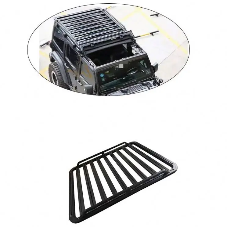 

2018+ Accessories Car Offroad 4x4 Auto aluminum roof rack for jeep wrangler JL auto body systems custom