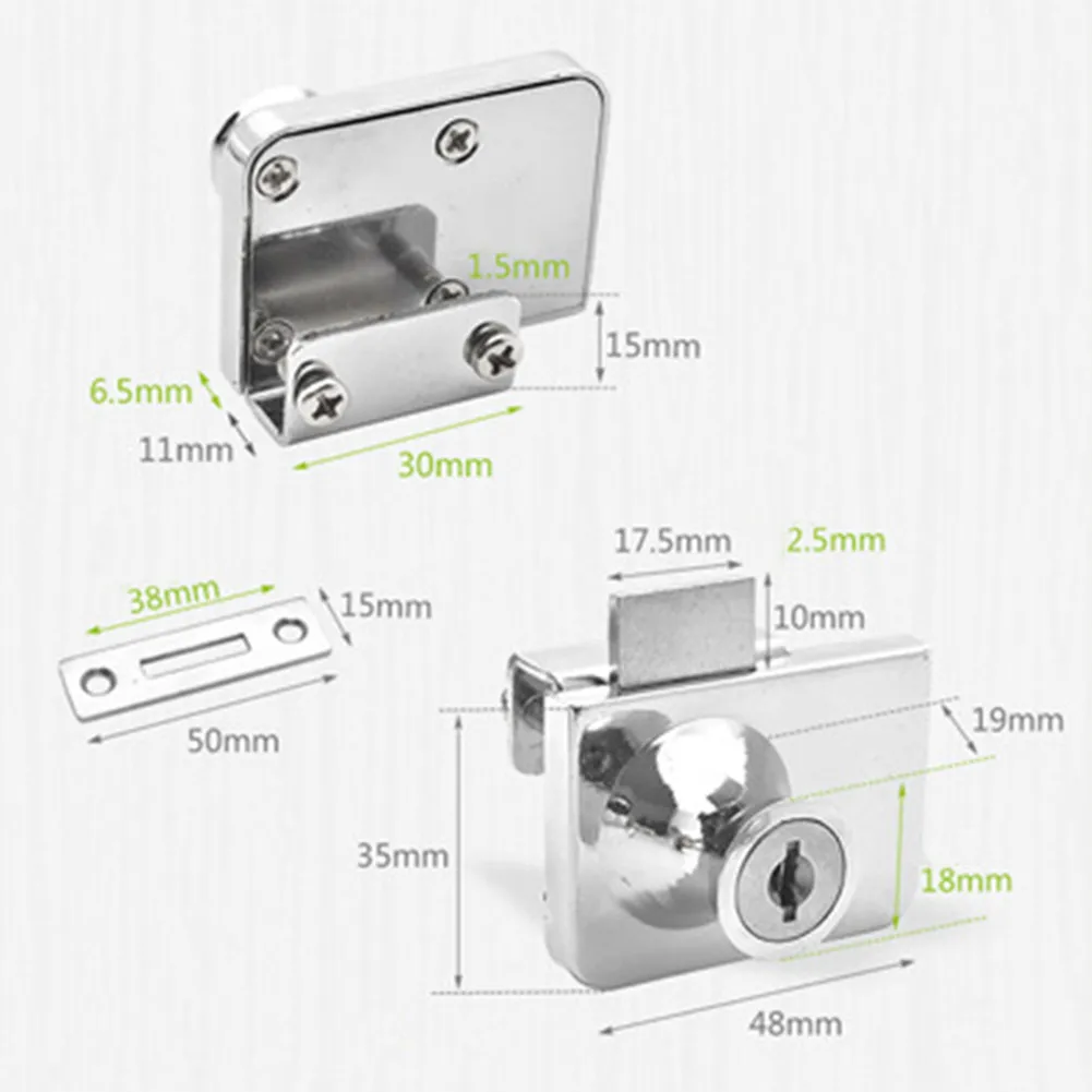 Glass Showcase Sliding Door Lock Display Cabinet Cylinder Rim Security Lock With 2 Same Keys Office Desk Door Furniture Hardware
Glass Showcase Sliding Door Lock Display Cabinet Cylinder Rim Security Lock With 2 Same Keys Office Desk Door Furniture Hardware