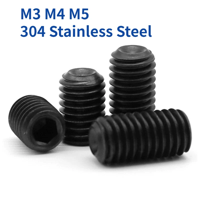 M3 M4 M5 Black 304 Stainless Steel Hex Hexagon Socket Cup Point Set Screw Allen Headless Concave End Grub Bolt
M3 M4 M5 Black 304 Stainless Steel Hex Hexagon Socket Cup Point Set Screw Allen Headless Concave End Grub Bolt