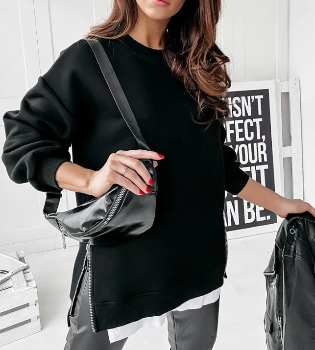 2023 Autumn Winter Spring New Fashion Casual Loose Zippered Plush Sweater for Women Female Clothing T-Shirts Pullover Tops
2023 Autumn Winter Spring New Fashion Casual Loose Zippered Plush Sweater for Women Female Clothing T-Shirts Pullover Tops