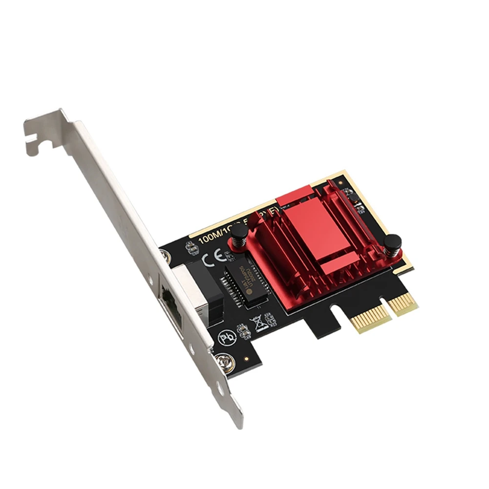 PCIE Card 2.5Gbps Gigabit Network Card 10/100/1000Mbps RTL8125B RJ45 Ethernet Network Card PCI-E Network Adapter
PCIE Card 2.5Gbps Gigabit Network Card 10/100/1000Mbps RTL8125B RJ45 Ethernet Network Card PCI-E Network Adapter