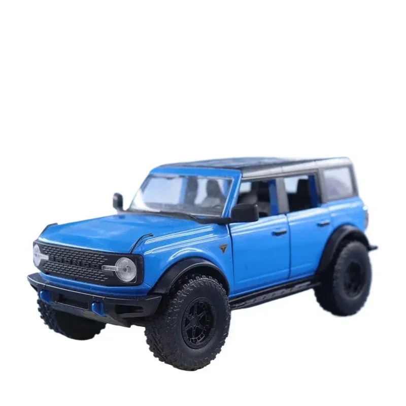 

Модель литая автомобиля Jada 1:24 2021 Ford BRONCO High, модель автомобиля из металлического сплава, украшение автомобиля, дисплей, коллекционные подарки